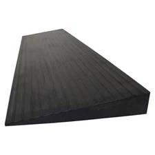 TECHTONGDA Various Non-Slip Solid Rubber Threshold Ramp 11000Lbs Load Black