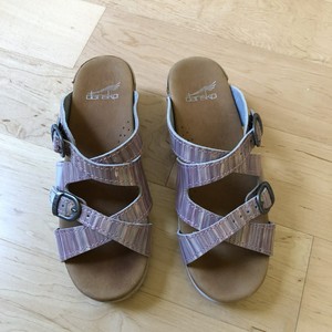 dansko patent leather sandals
