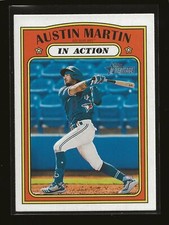 AUSTIN MARTIN 2021 Topps Heritage Minor League Base Card GCL Blue Jays (#186)