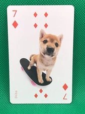 Shiba Diamond  7 THE DOG Playing card  Artlist Collection Japan