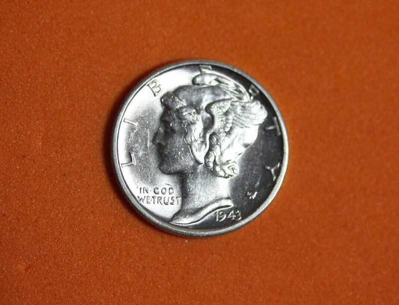 1943-D Mercury Dime #P11098