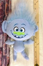 DreamWorks Trolls Hasbro Plush Toy Sparkle Blue Hair 12" Soft Doll Polyester
