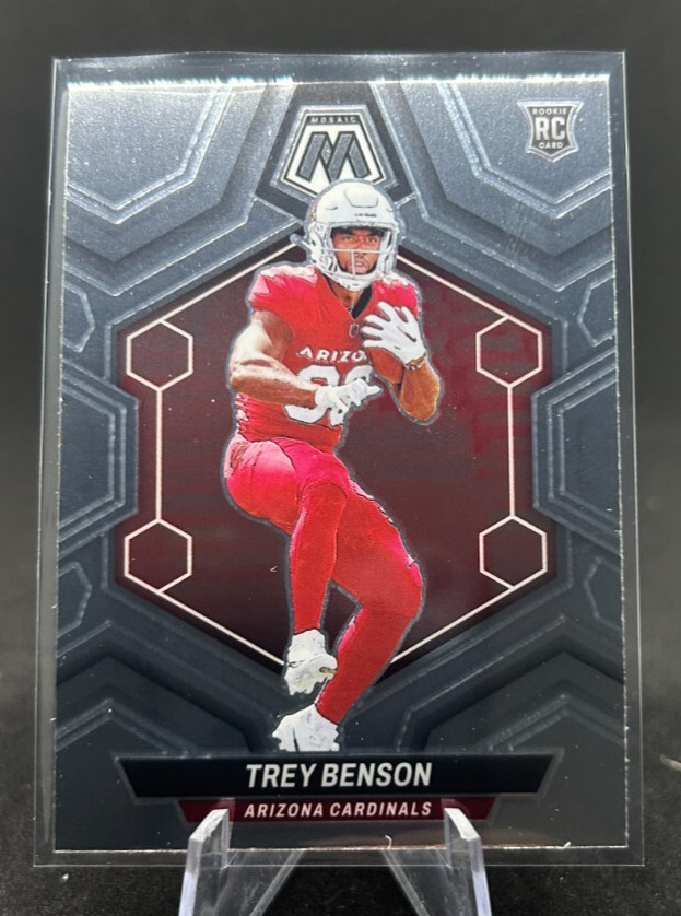 Trey Benson 2024 NFL Panini Mosaic Base Rookie RC #360 Cardinals