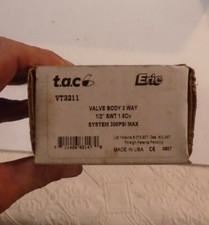 Erie Vt3211 Zone Valve,3 Way,1/2" Swt,1.5 Cv