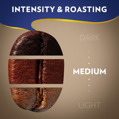 Super Crema Whole Bean Coffee, Medium Espresso Roast, Arabica and Robusta Ble...