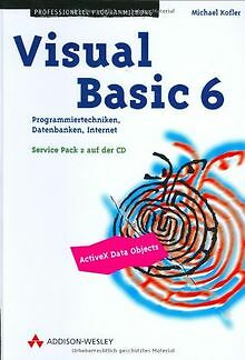 Visual Basic 6 . Programmiertechniken, Datenbanken, Inte... | Buch | Zustand gut