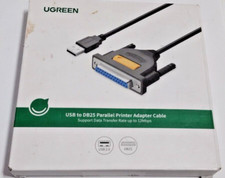UGREEN USB to DB25 Parallel Printer Cable Adapter Connector New