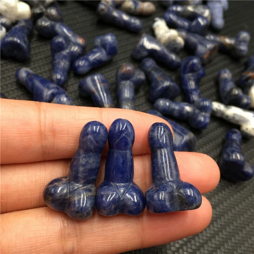 Wholesale Natural mix mini Penis Carved quartz Crystal Massager Wand Healing - Picture 80 of 296
