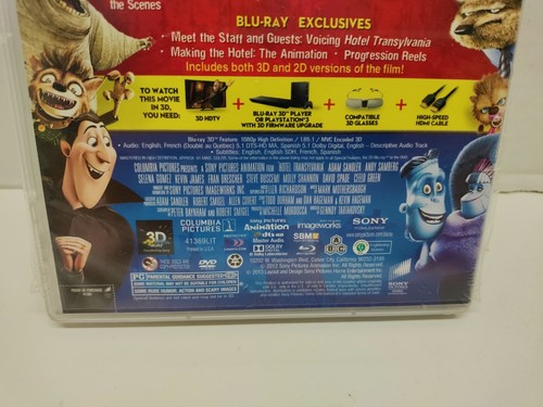HOTEL TRANSYLVANIA (3D Blu-ray + DVD) New, Sealed - Picture 4 of 10