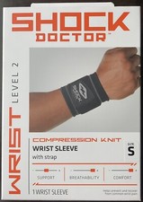 NEW Shock Doctor Compression Knit Wrist Sleeve With Strap Size Small Level 2