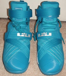 lebron teal shoes