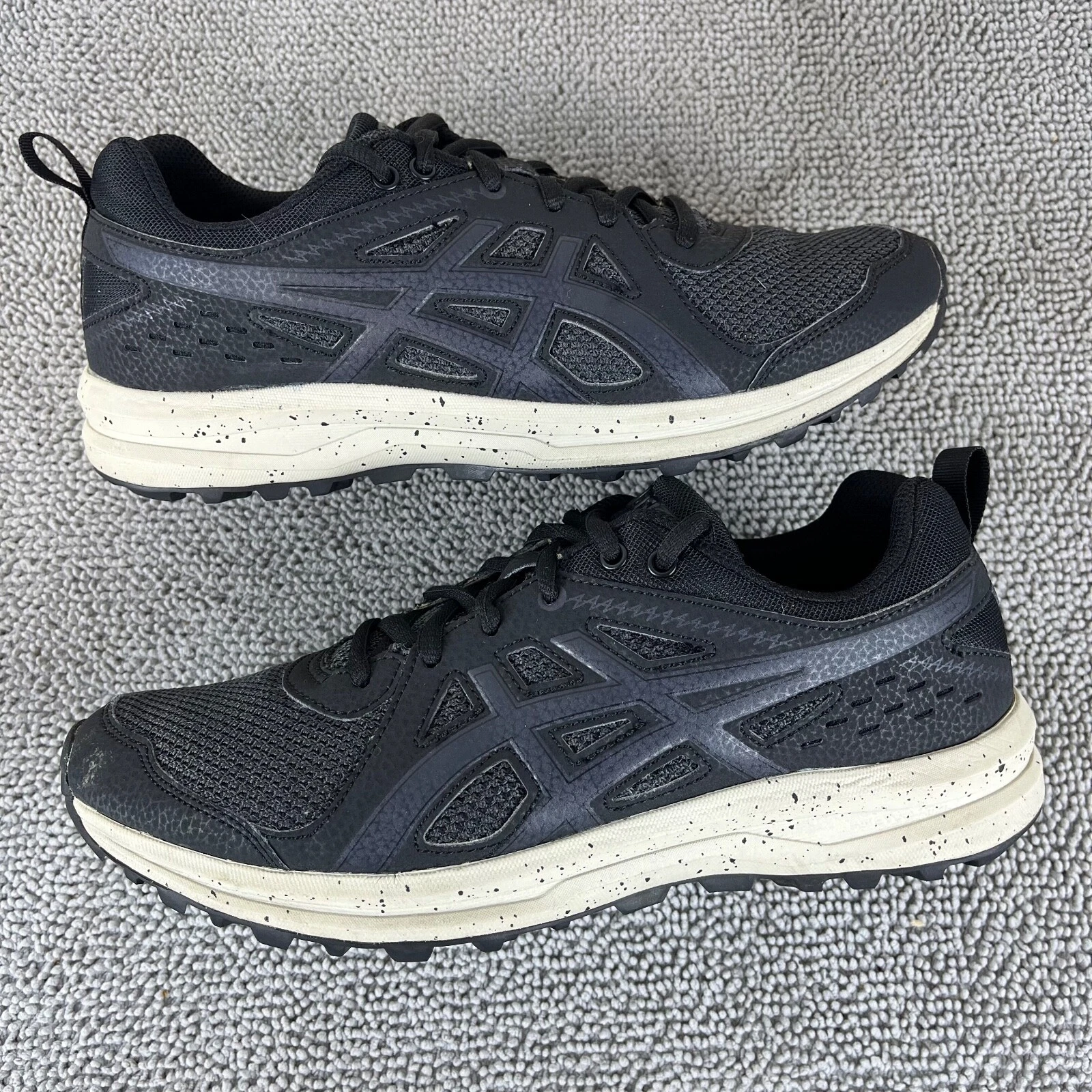 Asics Torrence Black Trail Running Shoes Sneakers Men's Size 7.5
