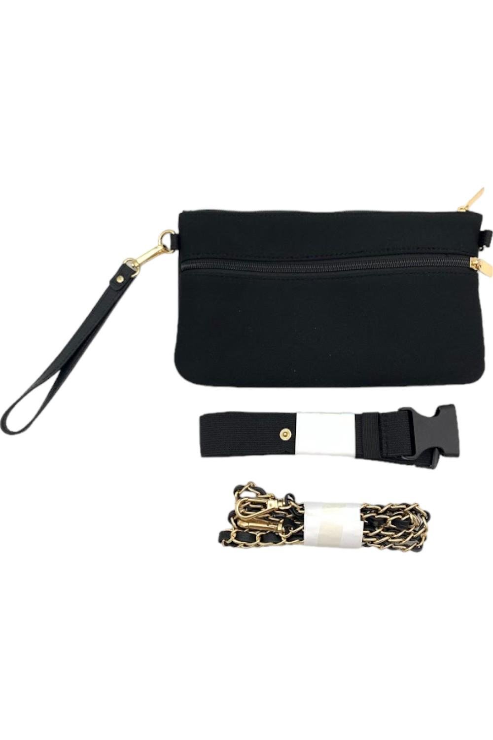 Поясная сумка-трансформер G.I.L.I. черного цвета