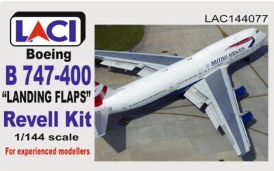 きょうこ様　オーダー品 Laci 144077 1/144 Boeing 747-400 Landing Flaps for Revell kit