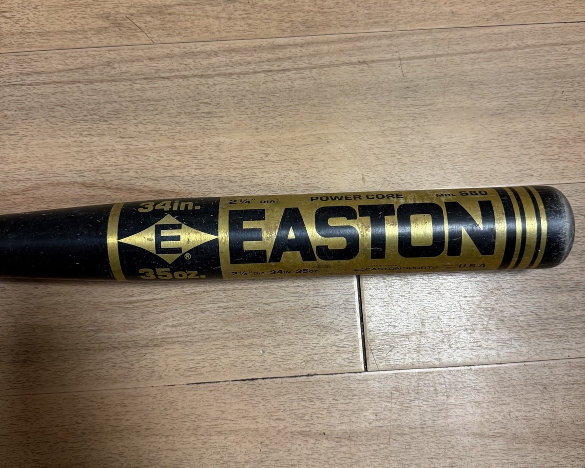 Easton Power Core Softball Bat 35oz. MDL S80 34in. Made In U.S.A. 2 1/4