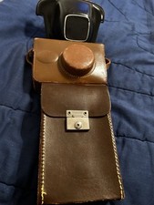 Lot of 3 Vintage Leather Camera Cases. Unbranded