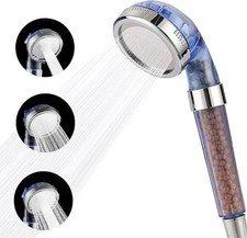 3 Spray Settings High Pressure shower Head with Filter, Handheld Rainfall Combo