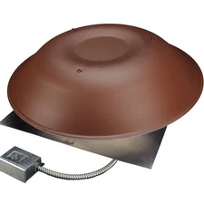 Lomanco 2000 Lomancool Standard Roof Mount Power Vent (Brown) *NEW Damaged Box*