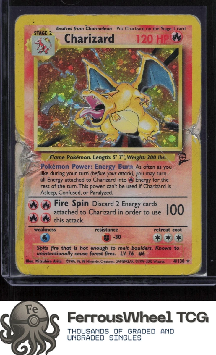 Charizard Pokémon TCG Holo Rare Base Set Individual Collectible