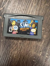 The Sims Bustin Out Nintendo GameBoy Advance GBA 2003 Tested Plays Perfectly