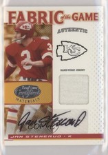 2007 Leaf Certified Materials Signatures 4/10 Jan Stenerud #FOG-106 Auto HOF 0m0