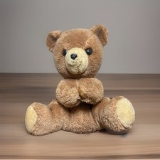 VTG Dakin 1977 Sitting Teddy Bear Mama Stuffed Animal Plush Brown No Baby READ