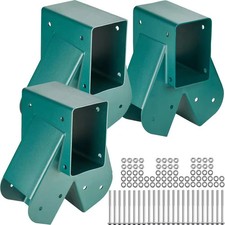VEVOR Heavy-Duty A-Frame Swing Brackets Set Green Steel Swing Set Brackets