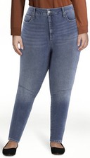Terra  Sky Women's Plus Size Skinny High Rise Jeans, Sizes 16W Petite