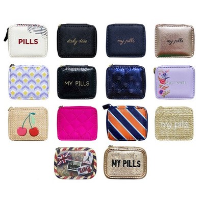 Miamica Travel Pill Case w Organizer Novelty Designer Fashion