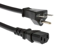 AC Power Cord, 6-15P to C13, 14 AWG, 15' - Lifetime Warranty