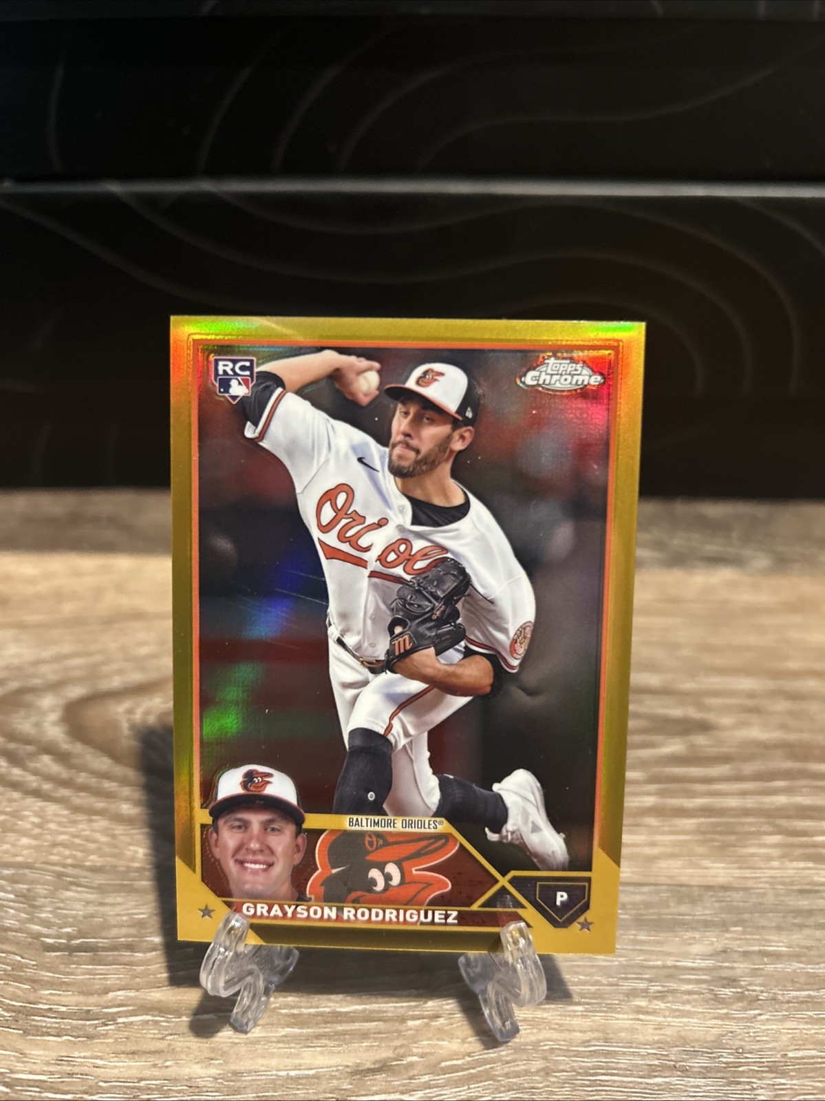 2023 Topps Chrome Update - Grayson Rodriguez #USC98 Gold Refractor /50 (RC)