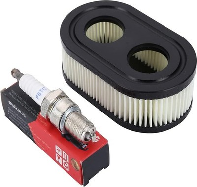 Luftfilter & Zündkerzen Set für Briggs & Stratton Viking Rasenmäher - 550E 550EX