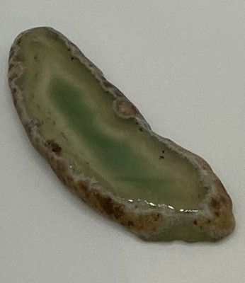 Beautiful Section Freeform Geode Agate Pendant 71x23x5mm - item #182