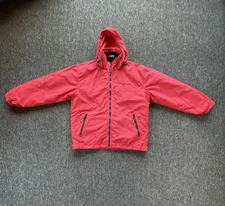 Horseware Ireland Jacket Windbreaker Mens Medium Red Equestrian Zippered Pockets