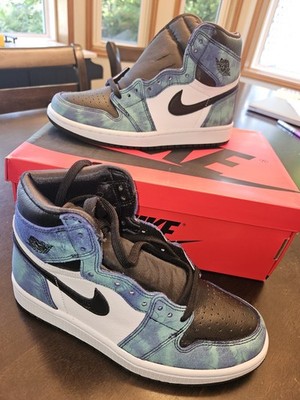 Nike WMNS Air Jordan 1 High OG Tie-Dye White/Black/Aurora Green CD0461-100
