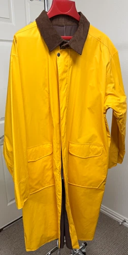 Men’s Vintage 1990s Marlboro Unlimited Gear reversible long duster/trench coat - product listing photo