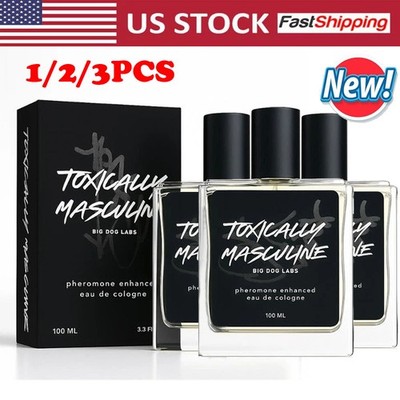 1/3X Big Dog Labs Toxically Masculine - Pheromone Infused Eau de Cologne 100 ml