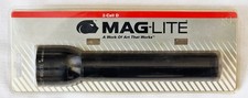 MAGLITE 2-Cell D Heavy Duty 10  Black Flashlight New In Package S2D016