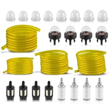 Fuel Filter Line Primer Bulb Kit 4Size For Walbro Poulan Chainsaw Weedeater 