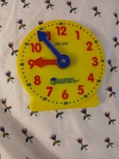 Learning Resources Big Time Demonstration Clock, Teaching Clock Home Schooling