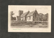 Postcard Wiltshire Hannington Church St John the Baptist 1906 Highworth PM