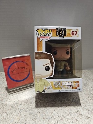 Funko Pop! Tv The Walking Dead Rick Grimes #67 Vinyl Figure Vaulted Prison Yard