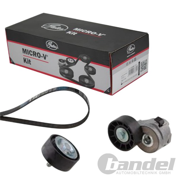 Gates Micro-V Kit KEILRIPPENRIEMEN-SATZ Passend FüR | K017PK1338-image