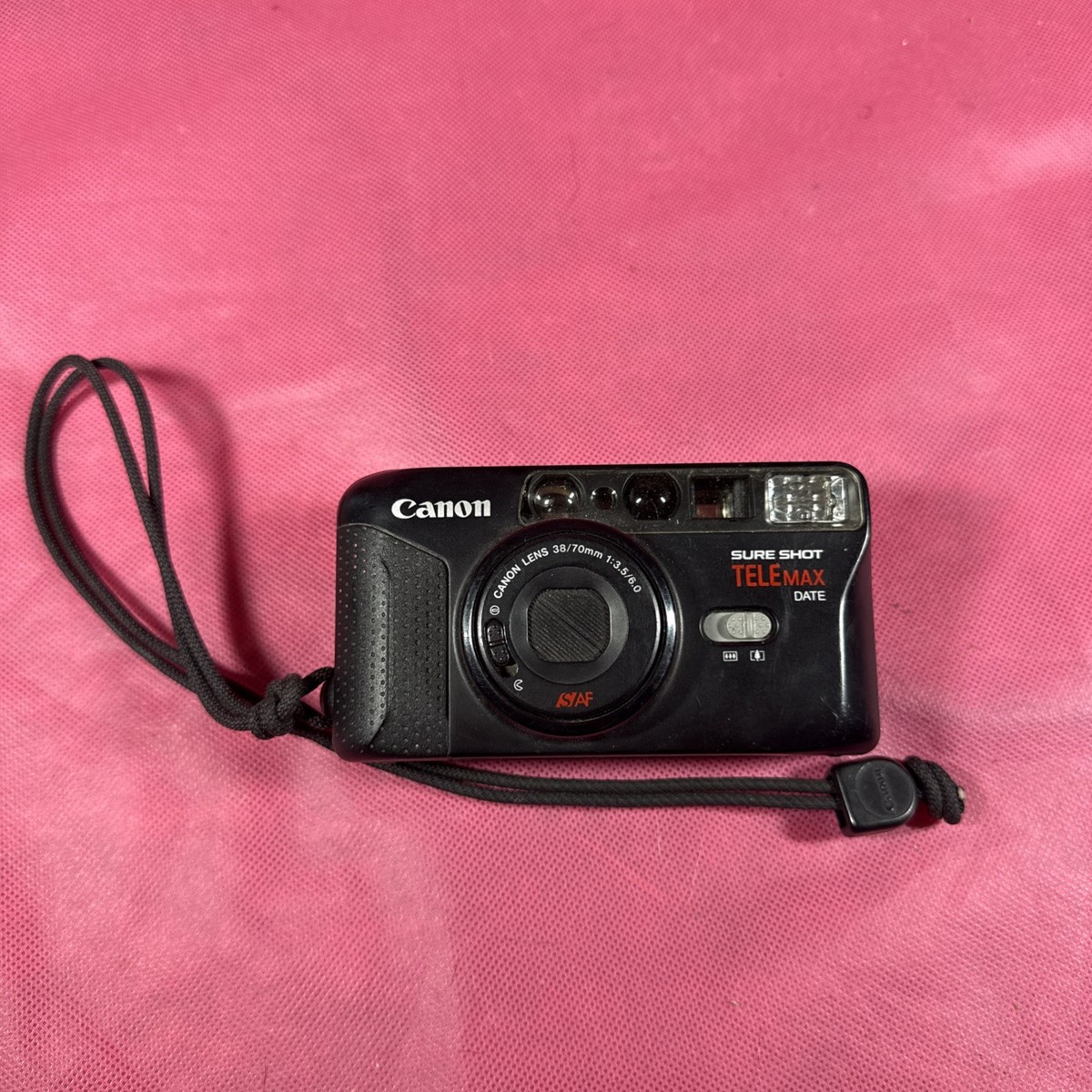 Canon, Sure Shot, TeleMax, 35mm, Point Shoot, Film, Camera NEEDS  BATTERIES E2