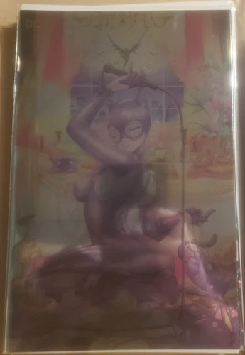 (FOIL) Catwoman #58 Rachta Lin Exclusive Virgin Variant 2023 (LTD 1000) DC NM
