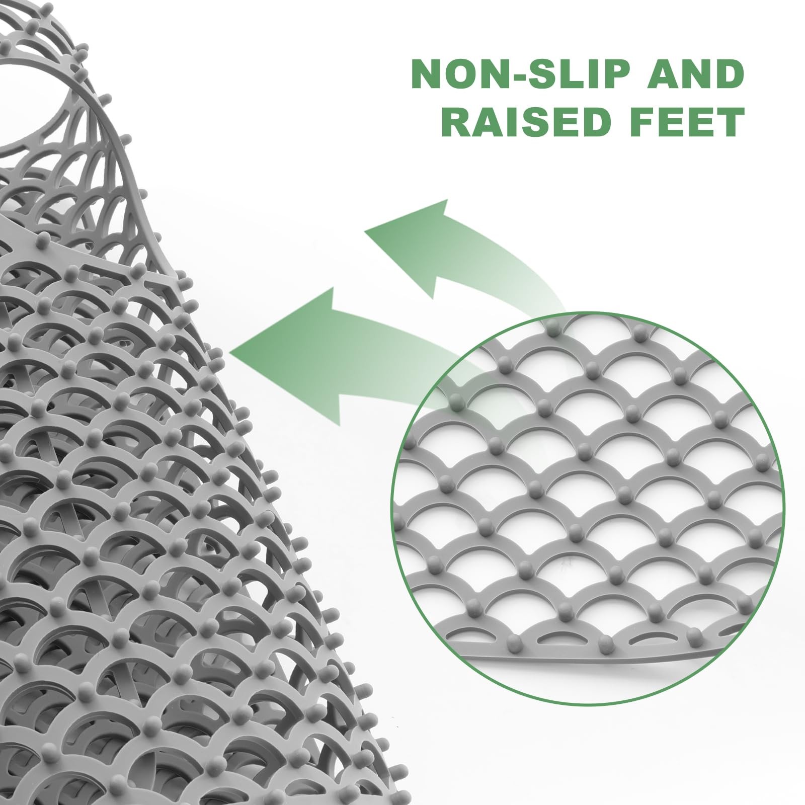 Best Sink Protectors for Kitchen - Large 28.4"x 15" with Rear Drain Hole Heat