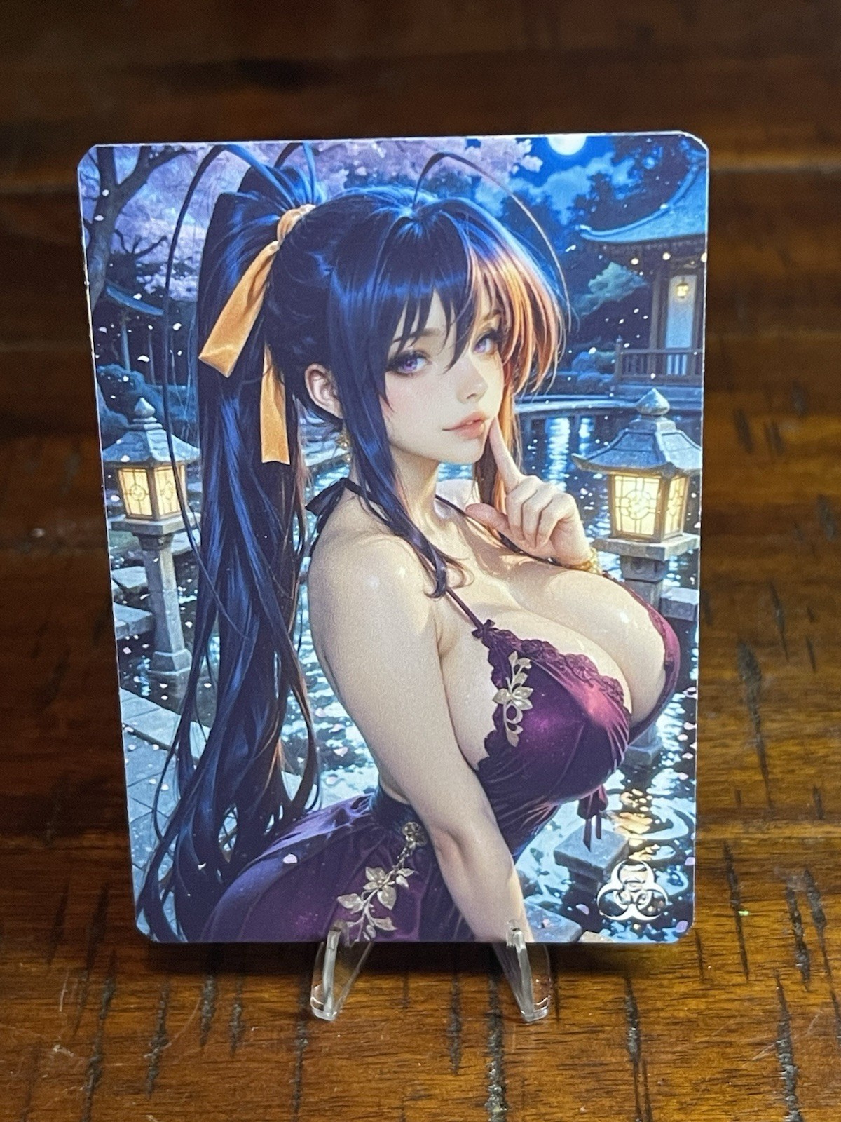 🌶️ Akeno Himejima (High School DxD) Toxic Waifu Custom Card Spicy READ PICS!