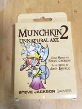 Steve Jackson Games - MUNCHKIN 2 - UNNATURAL AXE - 112 Card Expansion Pack