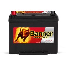 70Ah Autobatterie Banner Power Bull P7024 Asia 12V 600A JIS D26 Pluspol links