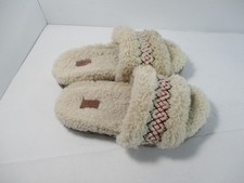 UGG Cozetta Braid Slippers Women US6 UK4 Natural Shearling Slide sheep fur shoes